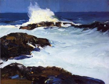 Flaming Breakers Artwork by George Wesley Bellows