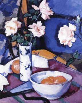 Still LIfe with Roses Artwork by Samuel John Peploe