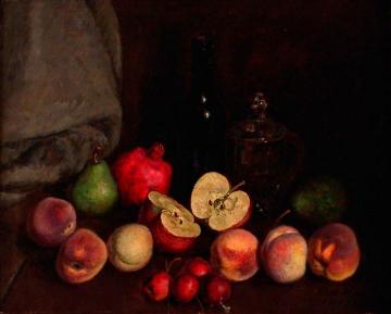 Still Life with Fruit Artwork by Ilya Mashkov