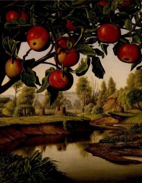 Landscape with Apple Tree Artwork by Levi Wells Prentice
