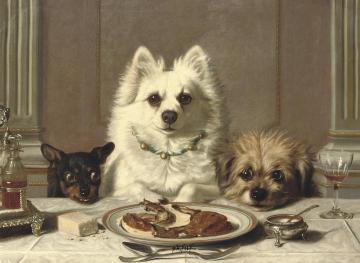 Exemplary behavior Artwork by Horatio Henry Couldery