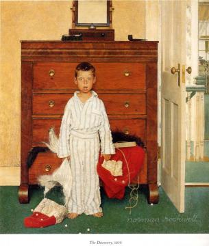 The discovery Artwork by Norman Rockwell