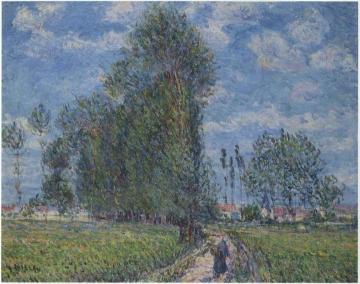 Path near Saint Cyr Vaudreuil Artwork by Gustave Loiseau