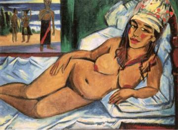 Dusky Splendor Artwork by Hermann Max Pechstein