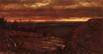 Landscape at Sunset Artwork by Thomas Worthington Whittredge