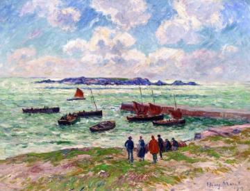 Saint-Guénole, Panmarch (Finistère) Artwork by Henry Moret
