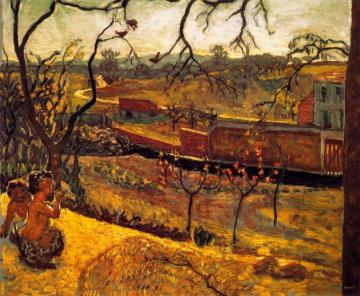Early Spring, Little Fauns Artwork by Pierre Bonnard