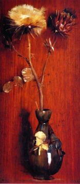 Honesty And Artichokes Artwork by Sir Arthur Streeton