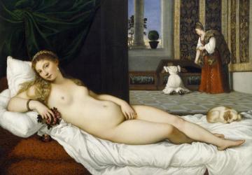 The Venus Of Urbino Artwork by Titian