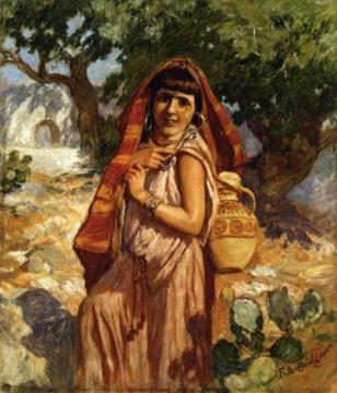 The Water Carrier Artwork by Frederick Arthur Bridgman