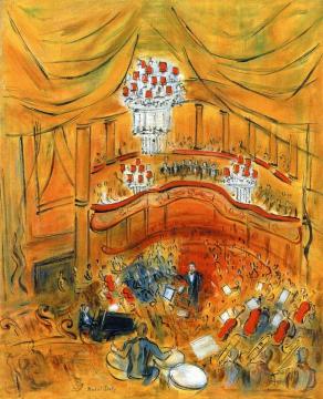 The Full Orchestra Artwork by Raoul Dufy