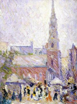 Park Street Church, Boston Artwork by Arshile Gorky