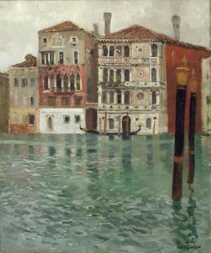The Grand Canal, Venice Artwork by Fritz Thaulow