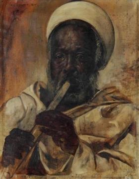 Arab Man (arab Férfi) Artwork by Gyula Tornai