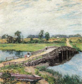 Bow Bridge Artwork by Willard Leroy Metcalf