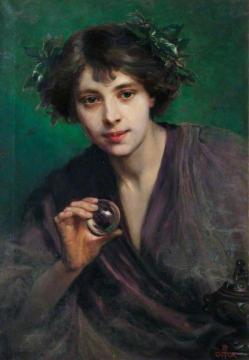 The Crystal Gazer Artwork by Beatrice Offor