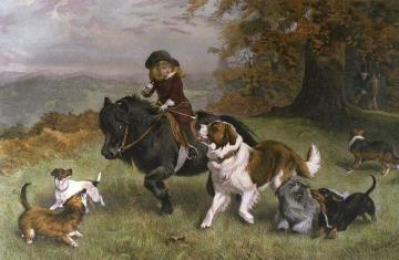 A Scratch Pack Artwork by Charles Burton Barber