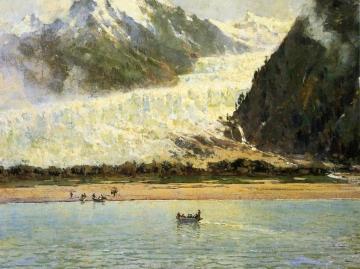 The Davidson Glacier Artwork by Thomas Hill