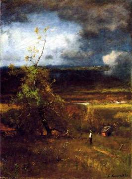 Gethering Clouds Artwork by George Inness
