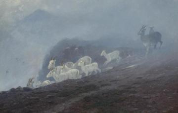 Ewes Artwork by Carl Rungius