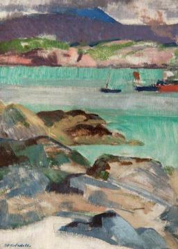Iona, North End Artwork by Francis Campbell Boileau Cadell