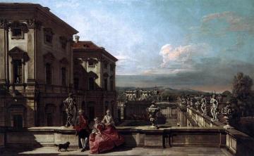 Liechtenstein Garden Palace In Vienna Seen From The East Artwork by Bernardo Bellotto