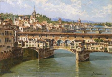 The Ponte Vecchio, Florence Artwork by Antonietta Brandeis