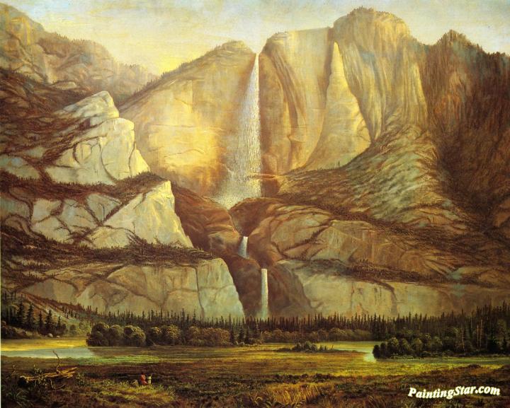 Yosemite Falls Artwork by Frederick Butman