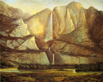Yosemite Falls Artwork by Frederick Butman