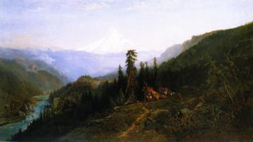 Mount Hood From Hood River Artwork by William Keith