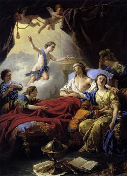Allegory on the Death of the Dauphin Artwork by Louis Jean François Lagrenée