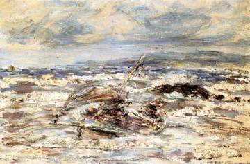In Rough Seas Artwork by William Mctaggart