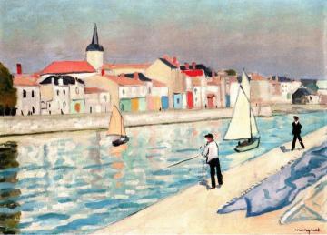 Anglers on la Chaume Artwork by Albert Marquet