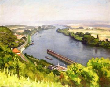 The End of the Dam, Méricourt Artwork by Albert Marquet