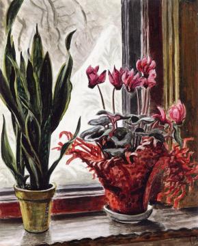 The Frosted Window Artwork by Charles Burchfield