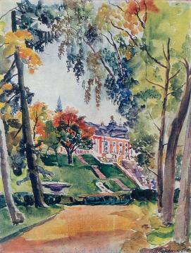 Peterhof Artwork by Pyotr Konchalovsky
