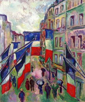 July 14th At Le Havre Artwork by Raoul Dufy