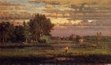 Clearing Up Artwork by George Inness
