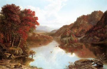 Autumn Landscape Artwork by William Mason Brown