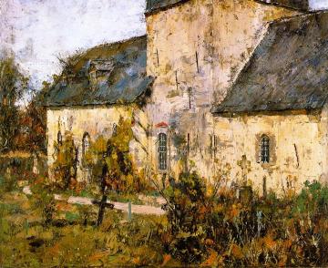 Cemetery in Gelmeroda Artwork by Christian Rohlfs