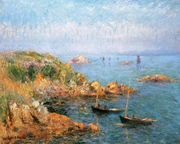 Seascape, the Bay of Douarnenez Artwork by Gustave Loiseau