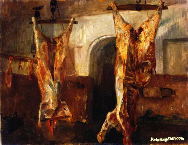 Slaughtered Calves Artwork by Lovis Corinth