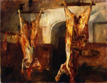 Slaughtered Calves Artwork by Lovis Corinth