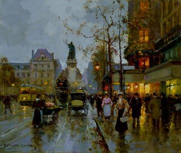 Place de la Republique Artwork by Edouard Léon Cortes