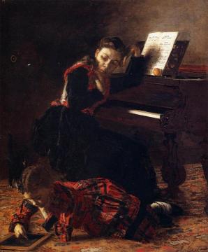 Home Scene Artwork by Thomas Eakins