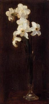 Flowers Artwork by Henri Fantin-Latour