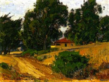 Coastal Cottage, Laguna Artwork by William Wendt