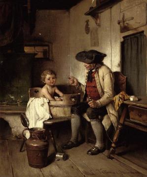 Bathtime tales Artwork by Ludwig Vollmar