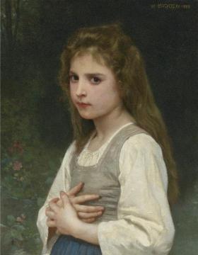 Jeanne Artwork by William Adolphe Bouguereau