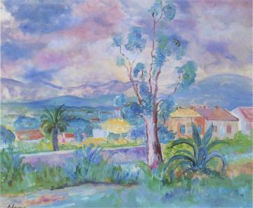 Landscape in Provence Artwork by Henri Lebasque